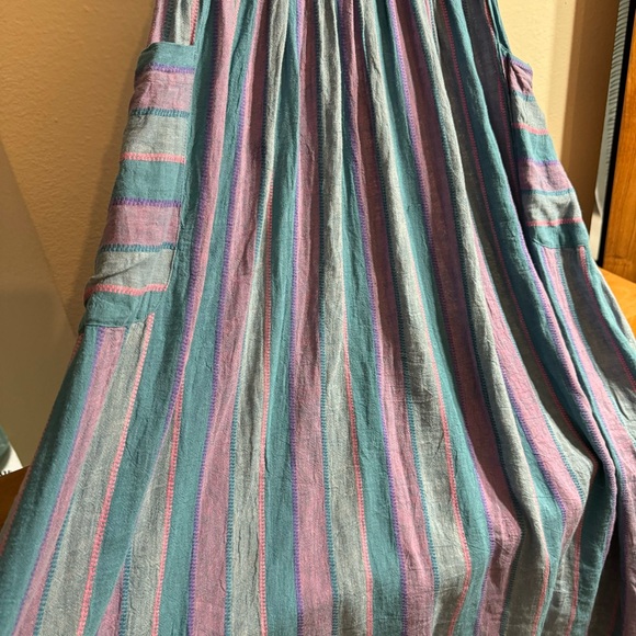 NWT UO Betsey Linen Halter Midi Dress - Picture 13 of 16